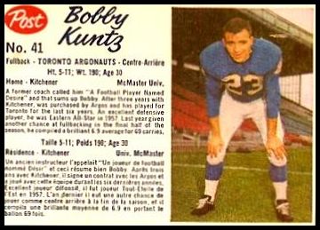 41 Bobby Kuntz